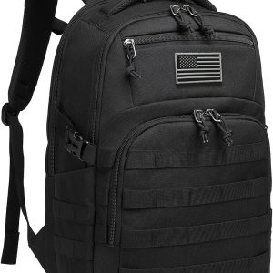 Wotony Military tactical backpack, backpack for men black small tactical assault bag
